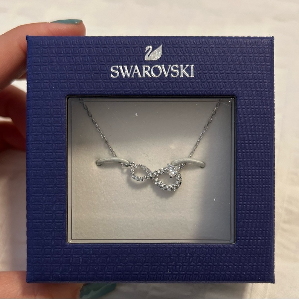 Swarovski infinity necklace
